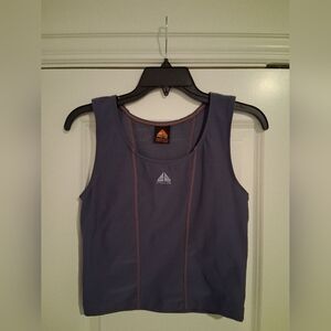 Nike Purple Athletic Tank Top With Back Pockets